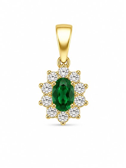 Charm Idee Preziose dal 1987 Woman in Yellow Gold Zircone IP.CHK18G/227 - IP.CHK18G/227